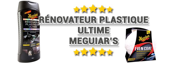 Rénovateur plastiques extérieurs Meguiar's : protection durable
