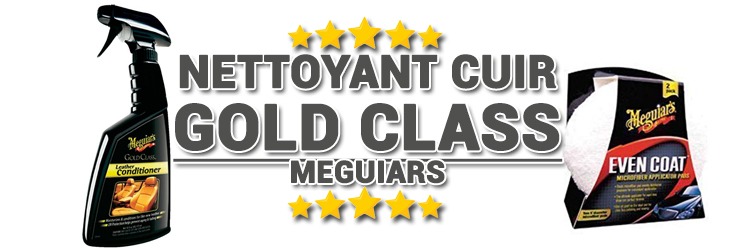 Nettoyant siège et garniture cuir auto Meguiar's Gold Class